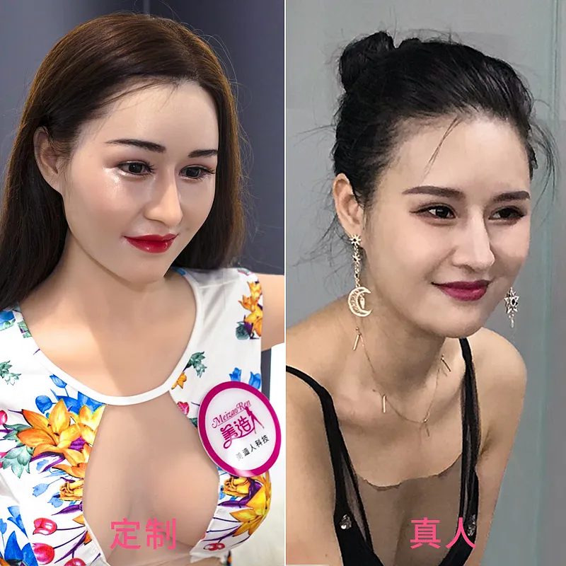 頬骨や高い鼻筋が特徴的な女性を再現したラブドール