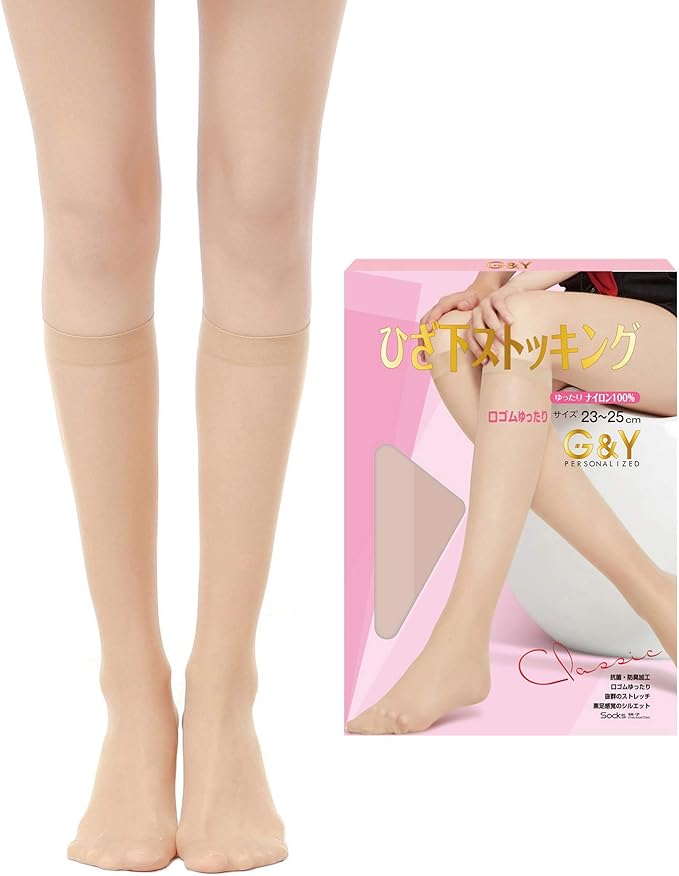 [G&Y] ストッキング ひざ下丈 12足組
