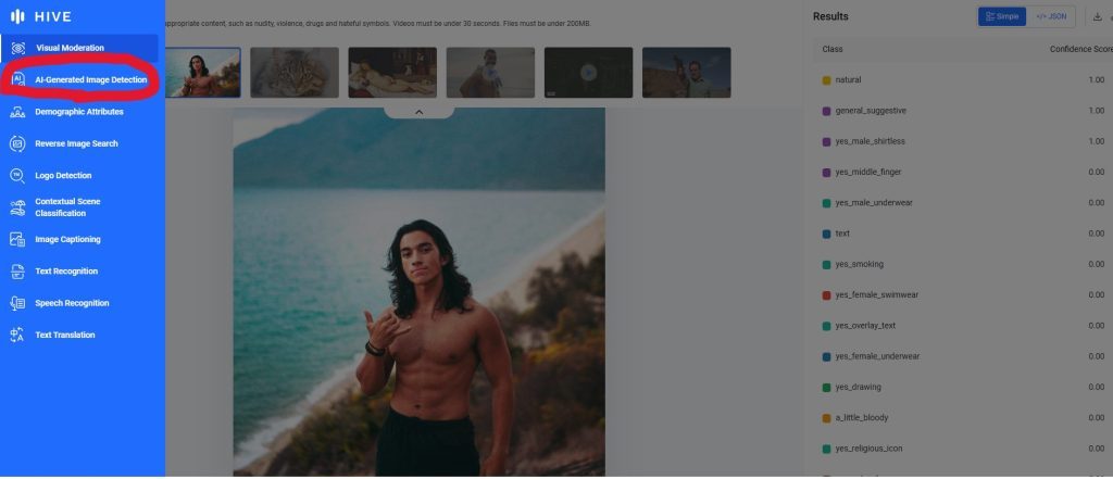 AI-Generated Image Detectionの場所