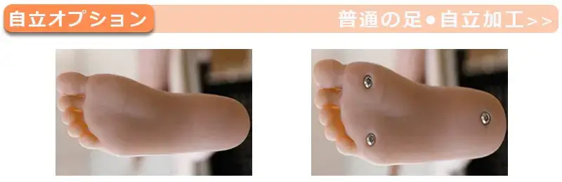 ラブドールの自立加工