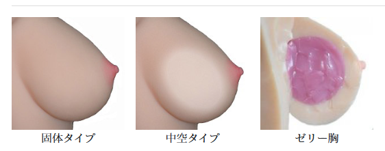 乳・おっぱい(中空 / ゼリー胸など)