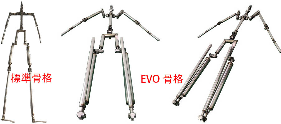 骨格オプション(通常骨格/EVO骨格)